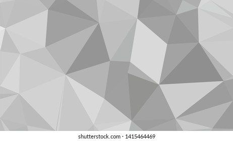 White Polygonal Mosaic Background, Low Poly Style, Vector illustration, Business Design Templates