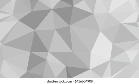 White Polygonal Mosaic Background, Low Poly Style, Vector illustration, Business Design Templates