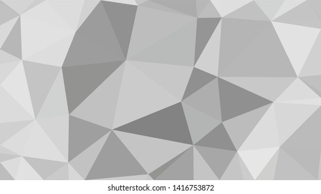 White Polygonal Mosaic Background, Low Poly Style, Vector illustration, Business Design Templates