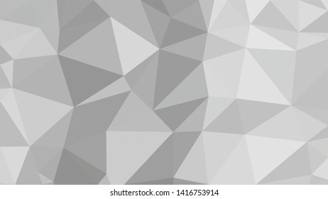 White Polygonal Mosaic Background, Low Poly Style, Vector illustration, Business Design Templates