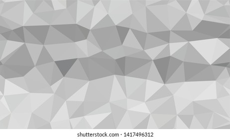 White Polygonal Mosaic Background, Low Poly Style, Vector illustration, Business Design Templates