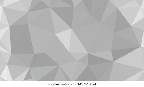 White Polygonal Mosaic Background, Low Poly Style, Vector illustration, Business Design Templates
