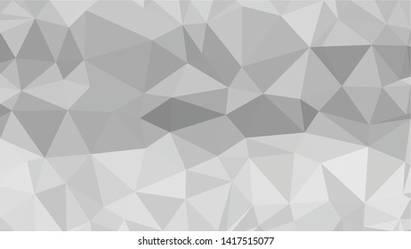 White Polygonal Mosaic Background, Low Poly Style, Vector illustration, Business Design Templates
