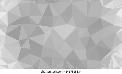 White Polygonal Mosaic Background, Low Poly Style, Vector illustration, Business Design Templates
