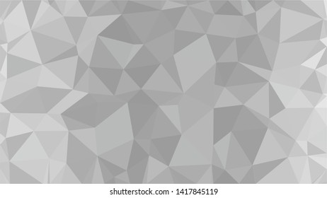 White Polygonal Mosaic Background, Low Poly Style, Vector illustration, Business Design Templates