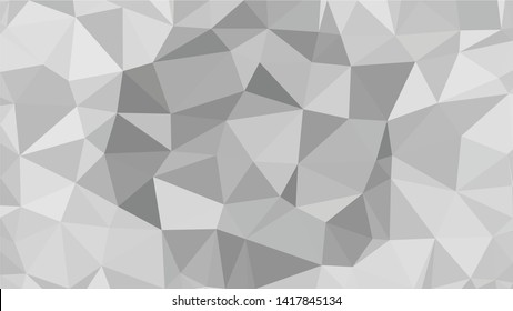 White Polygonal Mosaic Background, Low Poly Style, Vector illustration, Business Design Templates