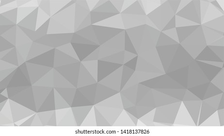 White Polygonal Mosaic Background, Low Poly Style, Vector illustration, Business Design Templates