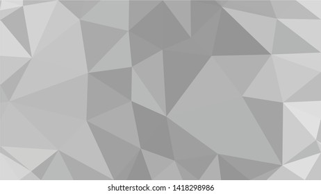 White Polygonal Mosaic Background, Low Poly Style, Vector illustration, Business Design Templates