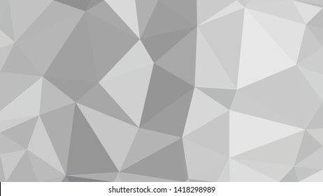 White Polygonal Mosaic Background, Low Poly Style, Vector illustration, Business Design Templates