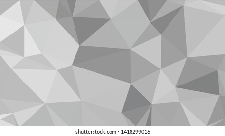 White Polygonal Mosaic Background, Low Poly Style, Vector illustration, Business Design Templates