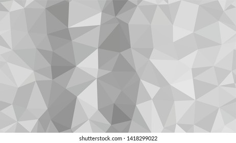 White Polygonal Mosaic Background, Low Poly Style, Vector illustration, Business Design Templates
