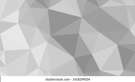 White Polygonal Mosaic Background, Low Poly Style, Vector illustration, Business Design Templates