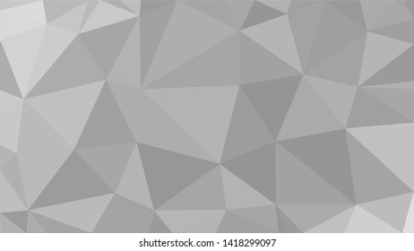 White Polygonal Mosaic Background, Low Poly Style, Vector illustration, Business Design Templates