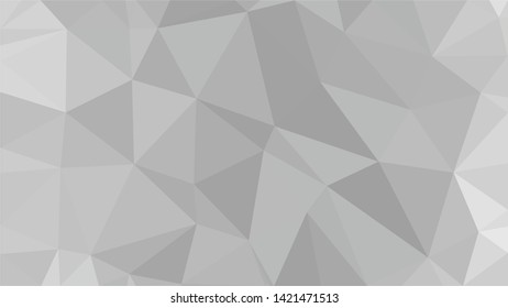 White Polygonal Mosaic Background, Low Poly Style, Vector illustration, Business Design Templates