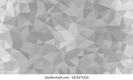White Polygonal Mosaic Background, Low Poly Style, Vector illustration, Business Design Templates