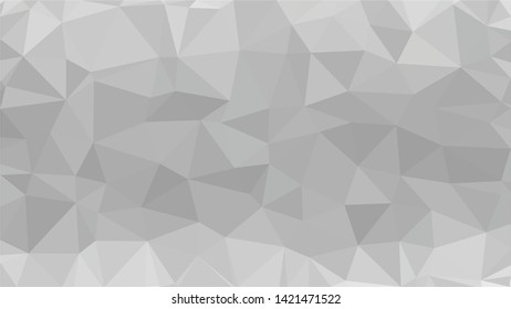 White Polygonal Mosaic Background, Low Poly Style, Vector illustration, Business Design Templates