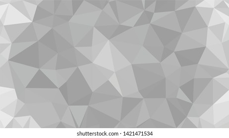White Polygonal Mosaic Background, Low Poly Style, Vector illustration, Business Design Templates