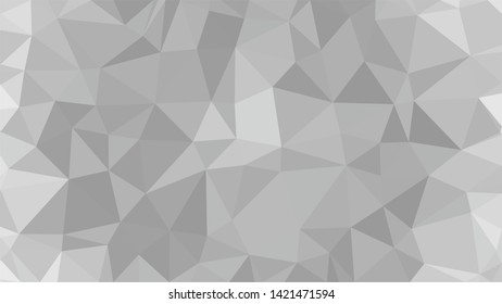 White Polygonal Mosaic Background, Low Poly Style, Vector illustration, Business Design Templates