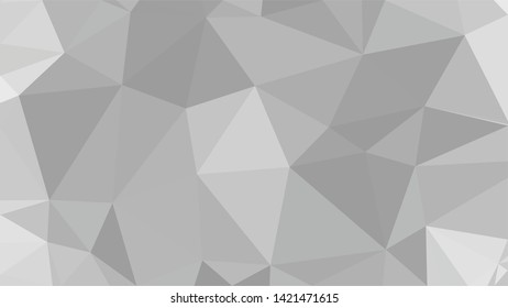 White Polygonal Mosaic Background, Low Poly Style, Vector illustration, Business Design Templates