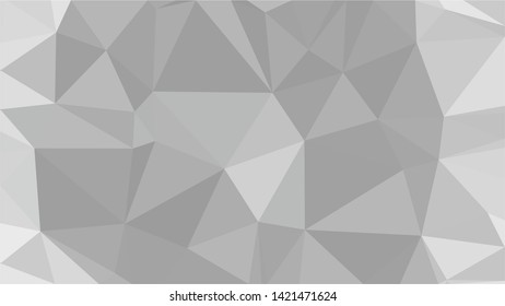 White Polygonal Mosaic Background, Low Poly Style, Vector illustration, Business Design Templates