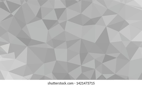 White Polygonal Mosaic Background, Low Poly Style, Vector illustration, Business Design Templates