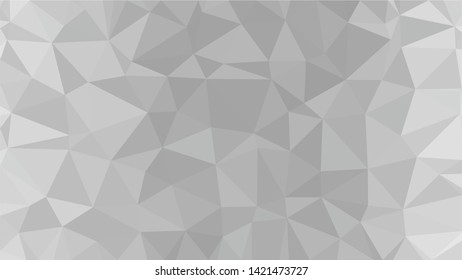 White Polygonal Mosaic Background, Low Poly Style, Vector illustration, Business Design Templates