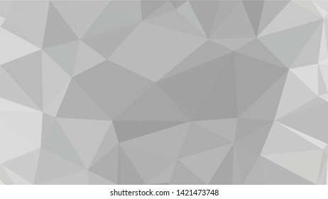 White Polygonal Mosaic Background, Low Poly Style, Vector illustration, Business Design Templates