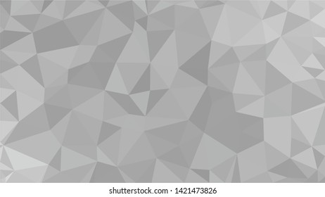 White Polygonal Mosaic Background, Low Poly Style, Vector illustration, Business Design Templates