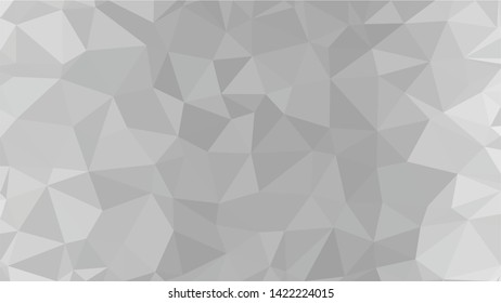 White Polygonal Mosaic Background, Low Poly Style, Vector illustration, Business Design Templates