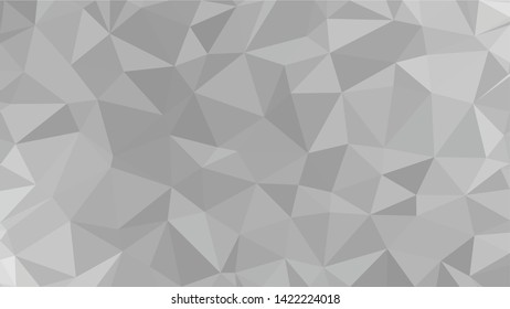White Polygonal Mosaic Background, Low Poly Style, Vector illustration, Business Design Templates