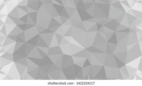White Polygonal Mosaic Background, Low Poly Style, Vector illustration, Business Design Templates