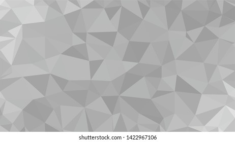 White Polygonal Mosaic Background, Low Poly Style, Vector illustration, Business Design Templates