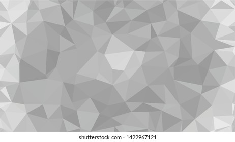 White Polygonal Mosaic Background, Low Poly Style, Vector illustration, Business Design Templates
