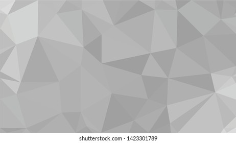 White Polygonal Mosaic Background, Low Poly Style, Vector illustration, Business Design Templates