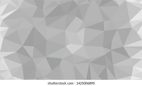 White Polygonal Mosaic Background, Low Poly Style, Vector illustration, Business Design Templates