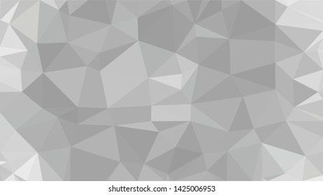 White Polygonal Mosaic Background, Low Poly Style, Vector illustration, Business Design Templates