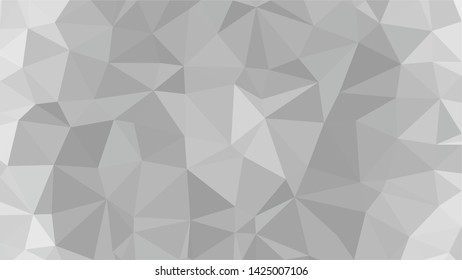 White Polygonal Mosaic Background, Low Poly Style, Vector illustration, Business Design Templates