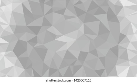White Polygonal Mosaic Background, Low Poly Style, Vector illustration, Business Design Templates