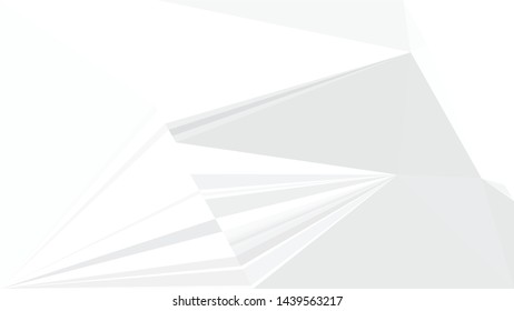 White Polygonal Mosaic Background, Low Poly Style, Vector illustration, Business Design Templates