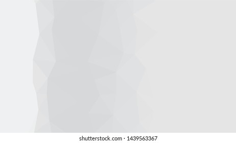 White Polygonal Mosaic Background, Low Poly Style, Vector illustration, Business Design Templates