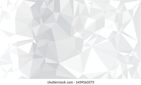 White Polygonal Mosaic Background, Low Poly Style, Vector illustration, Business Design Templates