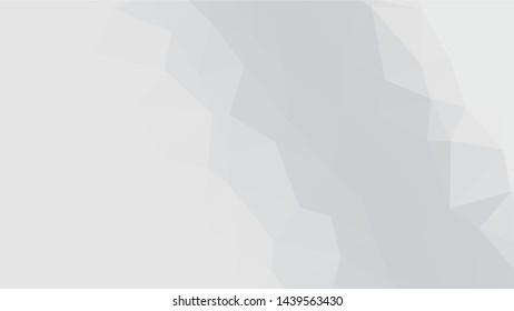 White Polygonal Mosaic Background, Low Poly Style, Vector illustration, Business Design Templates