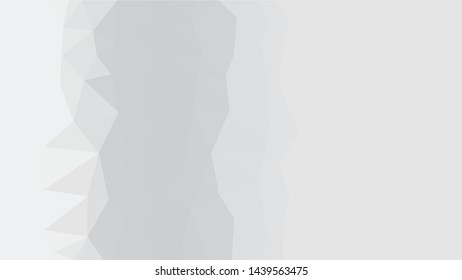 White Polygonal Mosaic Background, Low Poly Style, Vector illustration, Business Design Templates
