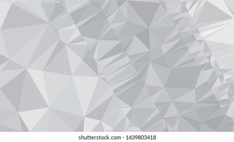 White Polygonal Mosaic Background, Low Poly Style, Vector illustration, Business Design Templates