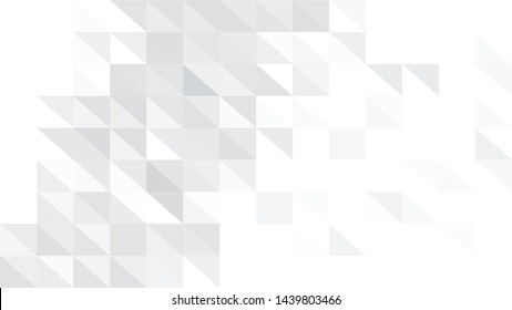 White Polygonal Mosaic Background, Low Poly Style, Vector illustration, Business Design Templates