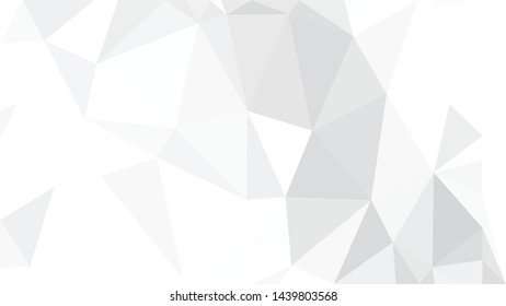 White Polygonal Mosaic Background, Low Poly Style, Vector illustration, Business Design Templates