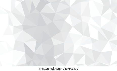 White Polygonal Mosaic Background, Low Poly Style, Vector illustration, Business Design Templates