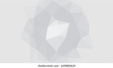White Polygonal Mosaic Background, Low Poly Style, Vector illustration, Business Design Templates
