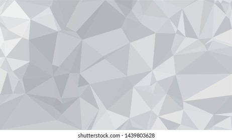 White Polygonal Mosaic Background, Low Poly Style, Vector illustration, Business Design Templates
