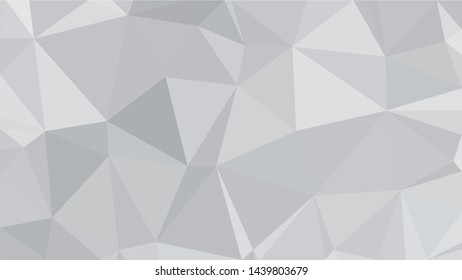 White Polygonal Mosaic Background, Low Poly Style, Vector illustration, Business Design Templates